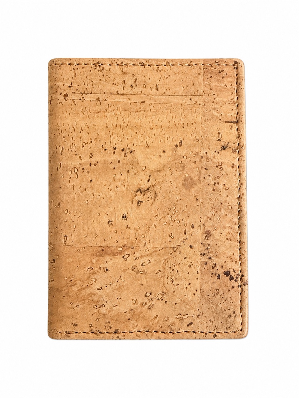 Natural Cork Card Wallet - Tan
